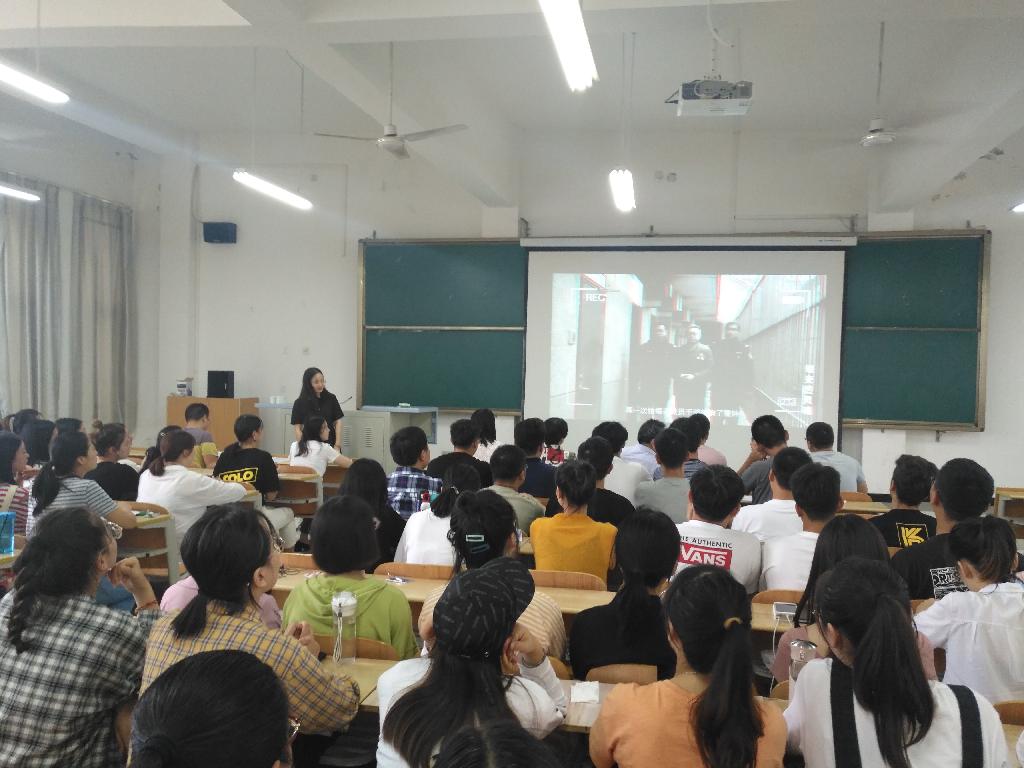 学生第一第二党支部观看《蜕变的灵魂》